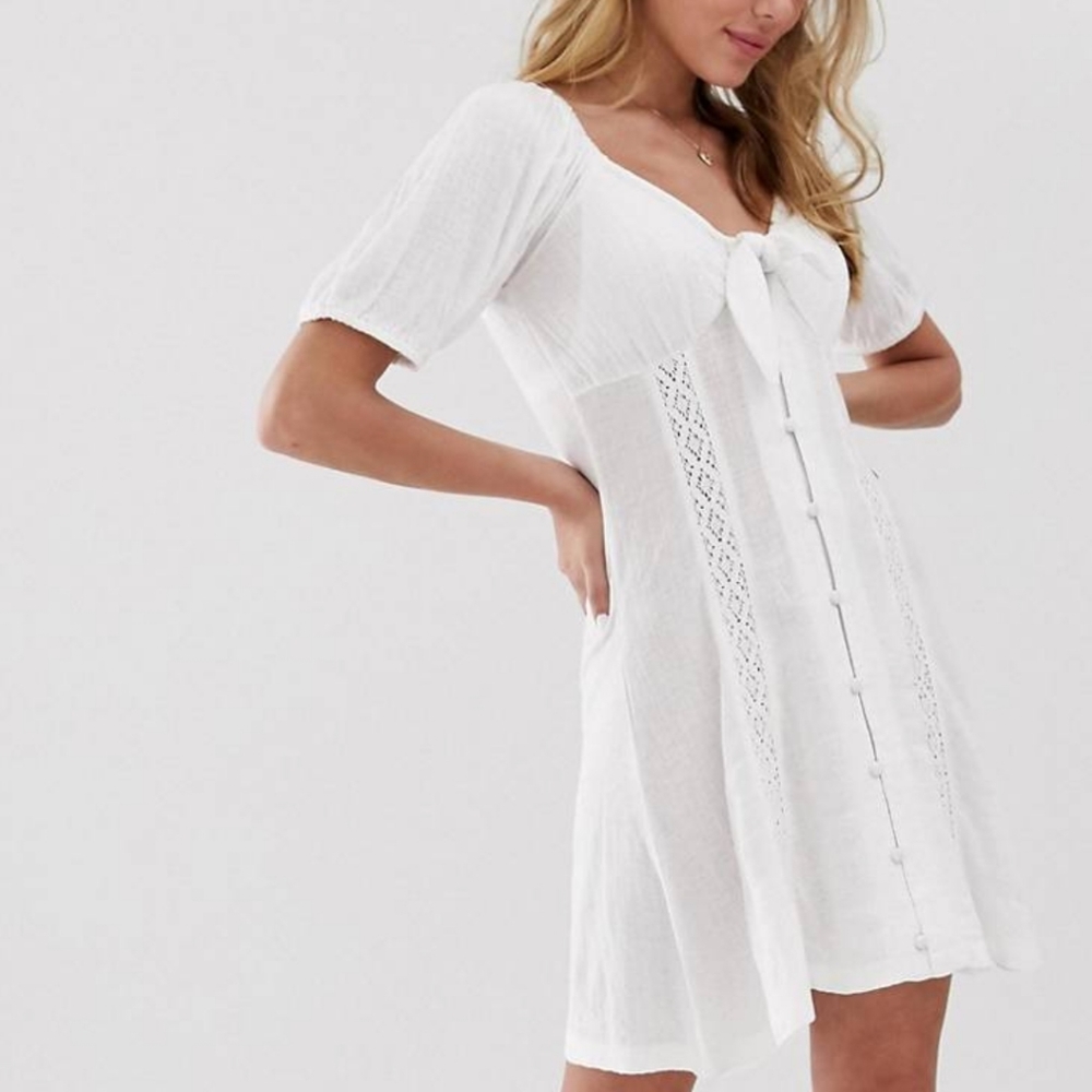 White Mini dress